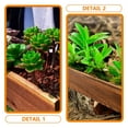 thumbnail image 5 of KALLORY Simple Elegant Wood Flower Pot Planter Box for Balcony Office Decoration, 5 of 11