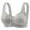 Grey, variant on Bra Comfortable Everyday Home Leisure and Sport Bra with Front Hook Design for All-Day Wear and Versatility