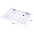 thumbnail image 5 of Fishing Tackle Boxes - 3600 3700 Plastic Storage Organizer Box With Removable Dividers 4 Packs Transparent Trays, 5 of 7