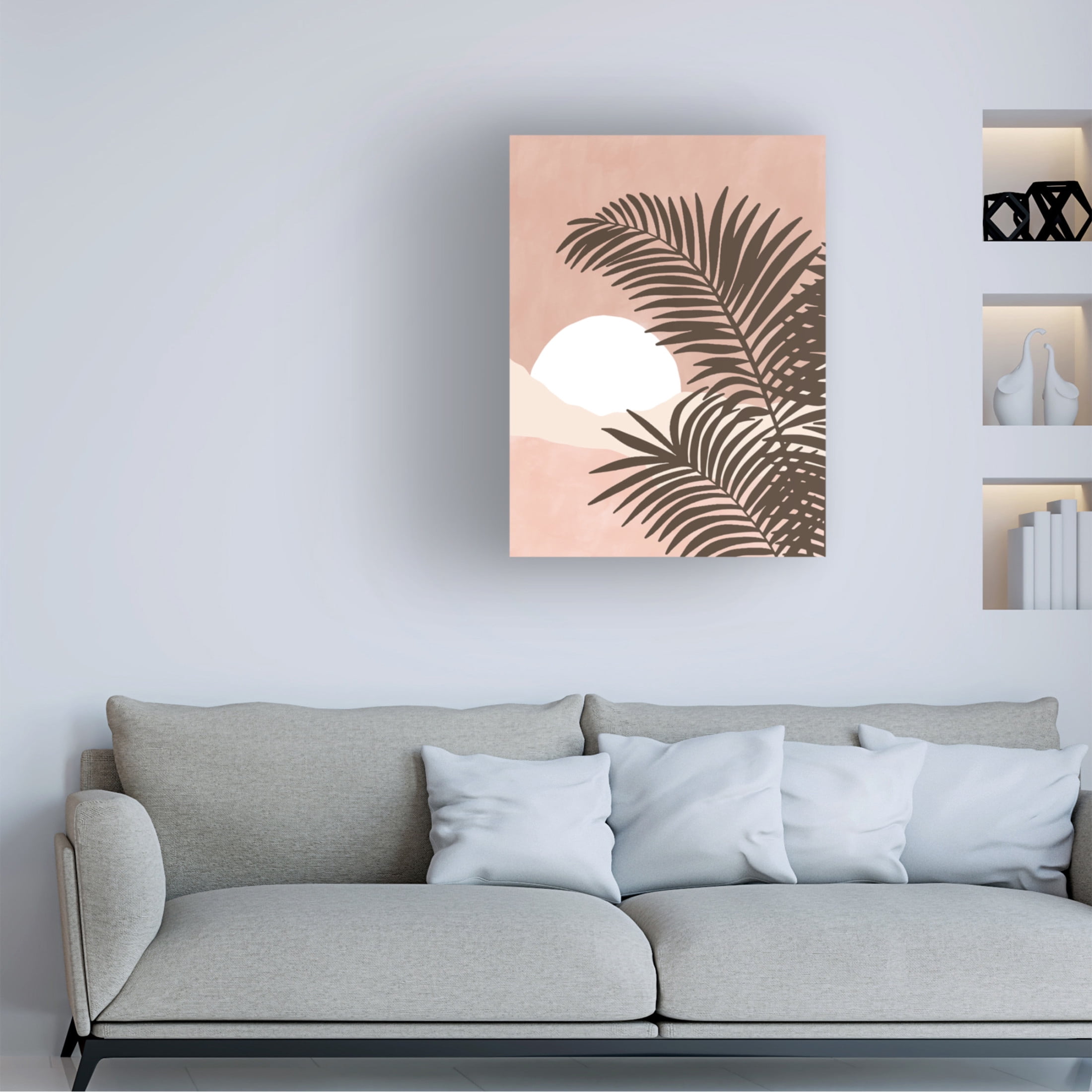 Trademark Fine Art Elena Ristova  softpink33 Canvas Wall Art