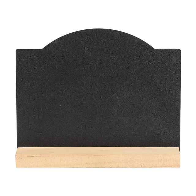 2Pcs Tableau Noir Décoration de Café à la Maison avec 2Pcs Base Message Board Ornements Cadeau