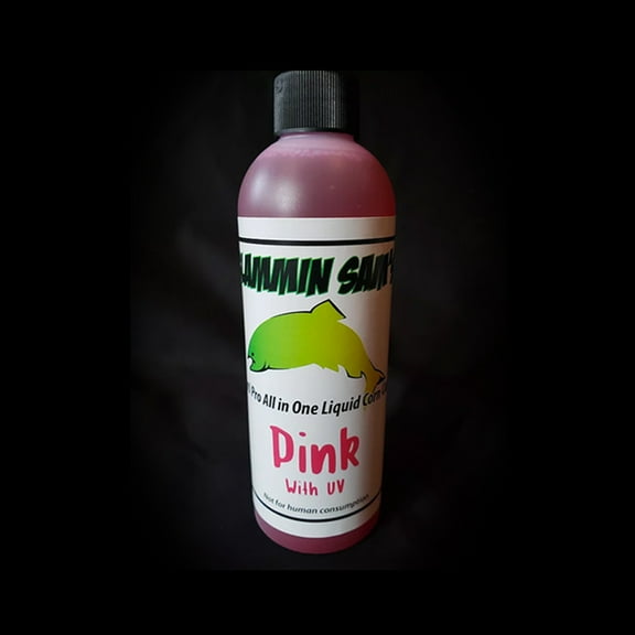 Northwest Bait & Scent - Slammin Sams UV Liquid Corn Cure, Pink (8 oz)