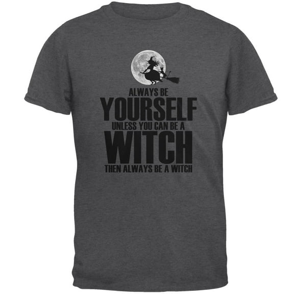 Old Glory Mens Halloween Always Be Yourself Witch Short Sleeve T Shirt