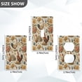 thumbnail image 2 of Light Switch Cover Switch Plate Outlet Cover Plug Cover for Electrical Toggle Switch Vintage Flowers and Hens, 2 of 6