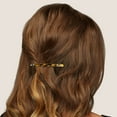thumbnail image 2 of Unique Bargains 2 Pcs Hair Barrettes Tortoise Shell Hair Clips Acetate French Hair Barrettes for Thick Hair Amber Brown, 2 of 7