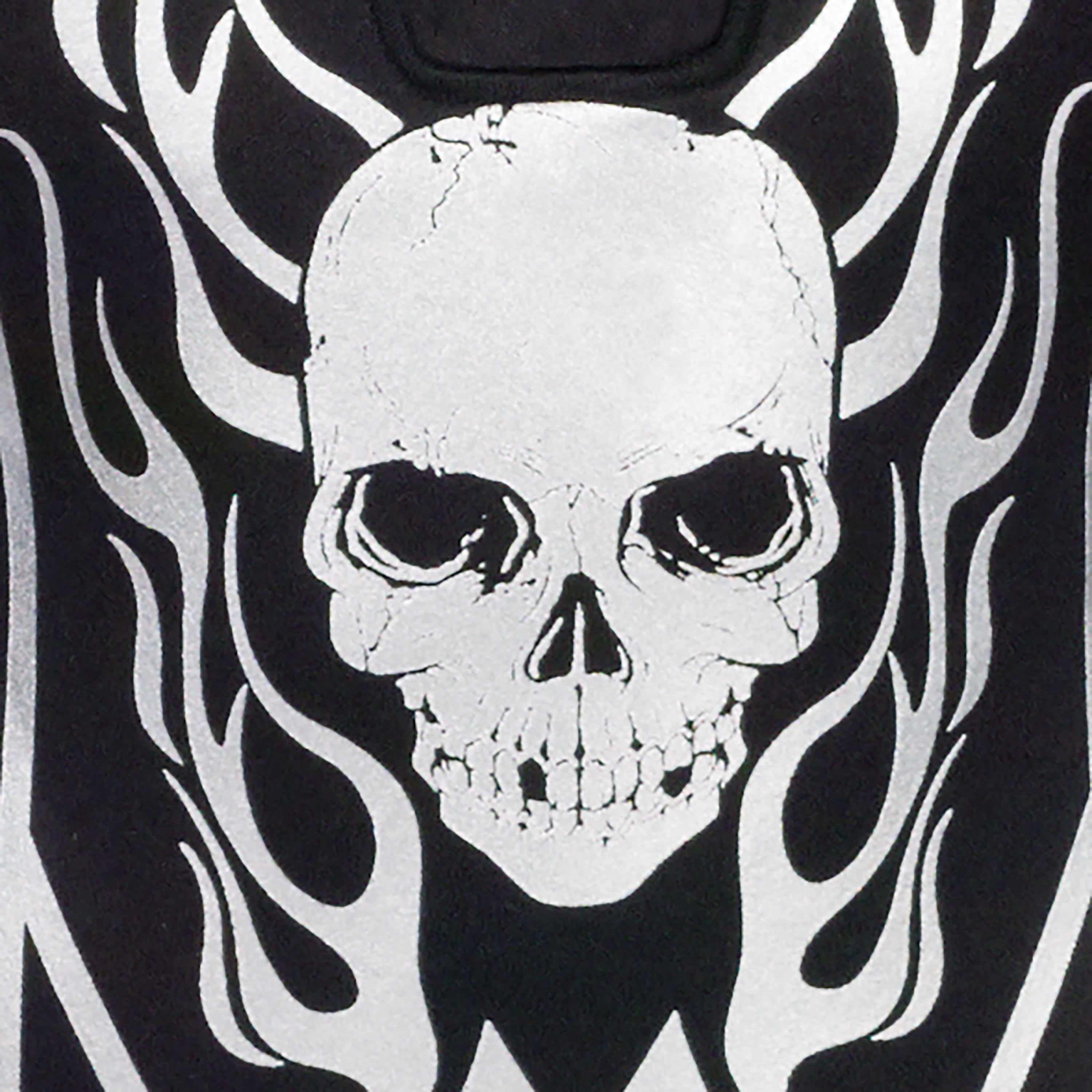 Skull Ninja Halloween Costume for Children, Silver/Black, Boy's Size XL (14/16), by Way to Celebrate