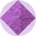 thumbnail image 1 of Ahgly Tapis d'Intérieur Lavable en Machine Carré Transitionnel Fleur Rose, 3 Pieds Carré, 1 of 7