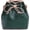 Green, variant on Women's Genuine Leather Soft Bucket Bag Stylish Outdoor Drawstring Satchel Purses Ladies Casual Crossbody Shoulder Bag