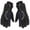 Black, variant on Ashirexll Winter Gloves for Kids Boys Girls Snow Windproof Mittens Outdoor Sports Skiing