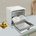 thumbnail image 4 of TFCFL 1.8 Gallon Portable Mini Dishwasher Countertop Dishwasher Household Mini Dishwasher 800W 110V, 4 of 16