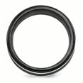 thumbnail image 2 of Edward Mirell Titanium Black Ti & Sterling Silver Inlay 9mm Band Size 8.5, 2 of 4