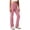 Pink, variant on Cmfcve Womens Work Office Pants Business Casual High Waist Dress Pants Stretchy Lounge Wide Leg Trousers