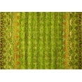 thumbnail image 1 of Ahgly Company Machine Washable Indoor Rectangle Abstract Yellow Contemporary Area Rugs, 7' x 10', 1 of 4