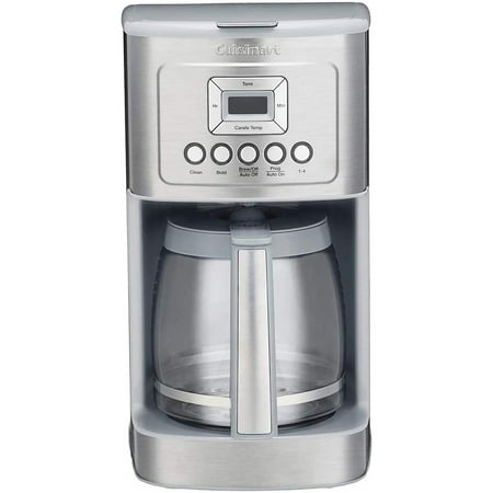 

Dcc-3200 Programmable Coffeemaker With Glass Carafe And Stainless Steel Handle 14 Cup Light Grey