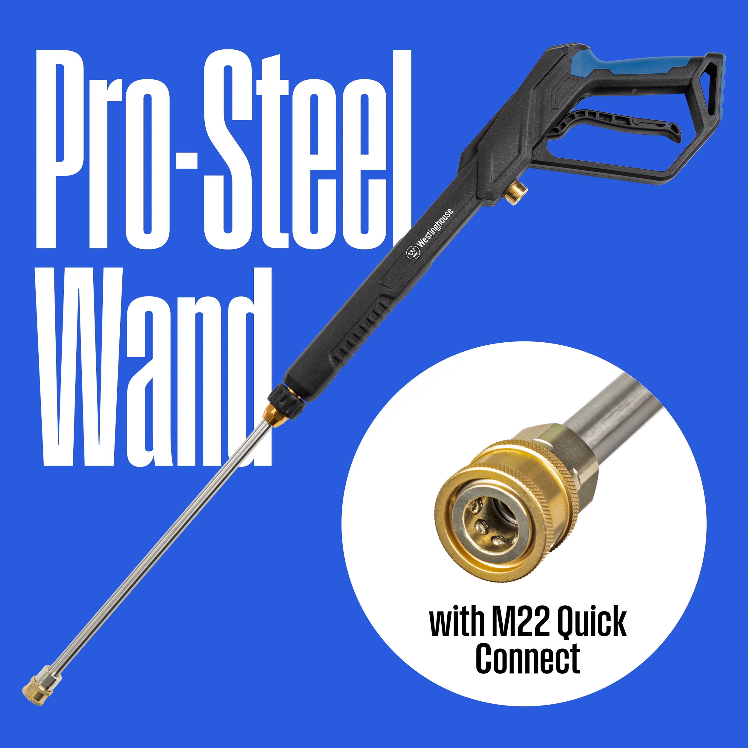 Westinghouse 2500 Max PSI 1.76 Max GPM Electric Powered Pressure Washer with Anti-Tipping Technology and 5 Quick Connect Tips
