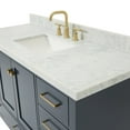 thumbnail image 4 of Ariel A055SCWRVOGRY Cambridge 54" Free Standing Single Basin Vanity Set - Grey, 4 of 7