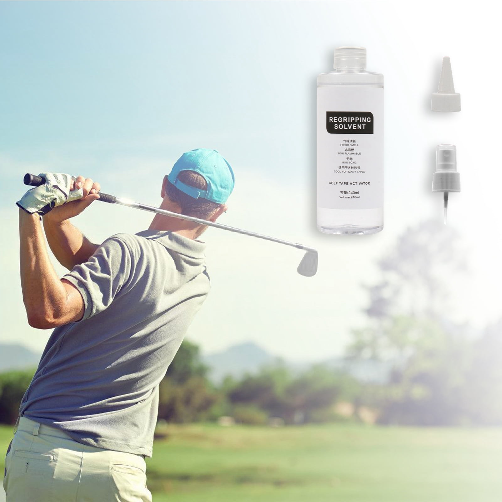 Professional Strength Golfs Grip Solvent Quickly Installation Golfs Grip Solvent for Durability Hold