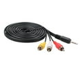 thumbnail image 3 of AOOOWER Flexible Length 3.5mm to 3RCA Converters Cord Ensures Minimal Signal Loss and Noise, 3 of 8