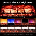 thumbnail image 5 of Costway 23 Inch Electric Fireplace Heater Fireplace Logs Inserts Infrared Quartz Heater, 5 of 10