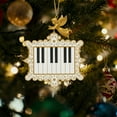 thumbnail image 6 of Musical Instrument Christmas Decoration Pendant - Hanging Ornament with Joyful Melodies, Unique Musical Decorations for Christmas Tree, Home Holiday Accent to Celebrate Winter, 3.1in, F, 6 of 7