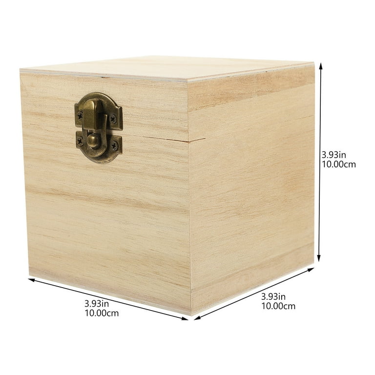 Lidded on sale wooden box