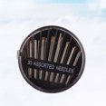 thumbnail image 1 of RENACLIPY 30pcs Hand Sewing Needle Set Stainless Steel Black for Handicraft Enthusiasts, 1 of 8