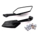 thumbnail image 1 of Sidaley Paquete de 2 espejos para motocicleta, hermosas líneas, vista trasera, plegable, ajuste libre, vista amplia, resistencia a la corrosión, Accesorios para motos Sidaley VI002061-00B, 1 of 6
