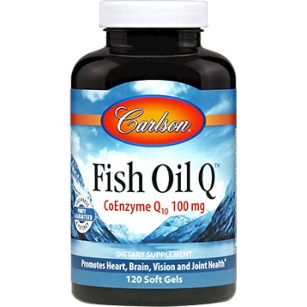Carlson Labs Fish Oil Q Promotes Heart, Brain, Vision And