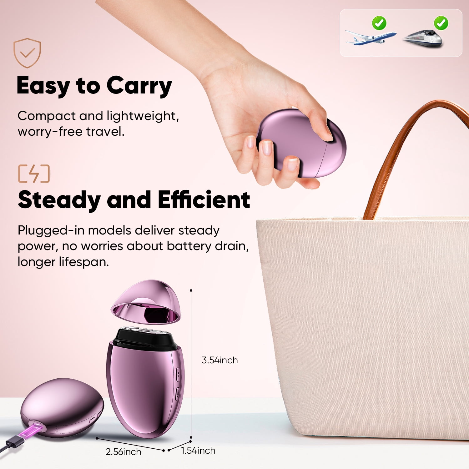 NuDewy Microcurrent Facial Device Skin Care Home Facial Device High Frequency Facial Device Plug-in Facial Massager for Facial Neck Lifting, Firming, Toning, Wrinkle Puffiness Reduction