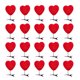 thumbnail image 1 of 20pcs pinza de pelo del día de san valentín pasadores de pelo en forma de corazón pasadores de pelo de moda accesorios para el cabello lindos para el festival, 1 of 7