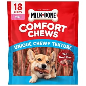 Milk-Bone Comfort Chews Mini, 18 Count Dog Chews