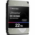 thumbnail image 2 of WD Ultrastar DC HC580 WUH722422ALE6L4 22 TB Hard Drive, 3.5" Internal, SATA (SATA/600), Conventional Magnetic Recording (CMR) Method, 2 of 3