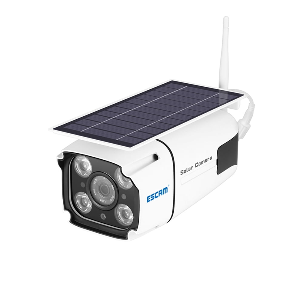 solar powered wireless security camera system with remote viewing