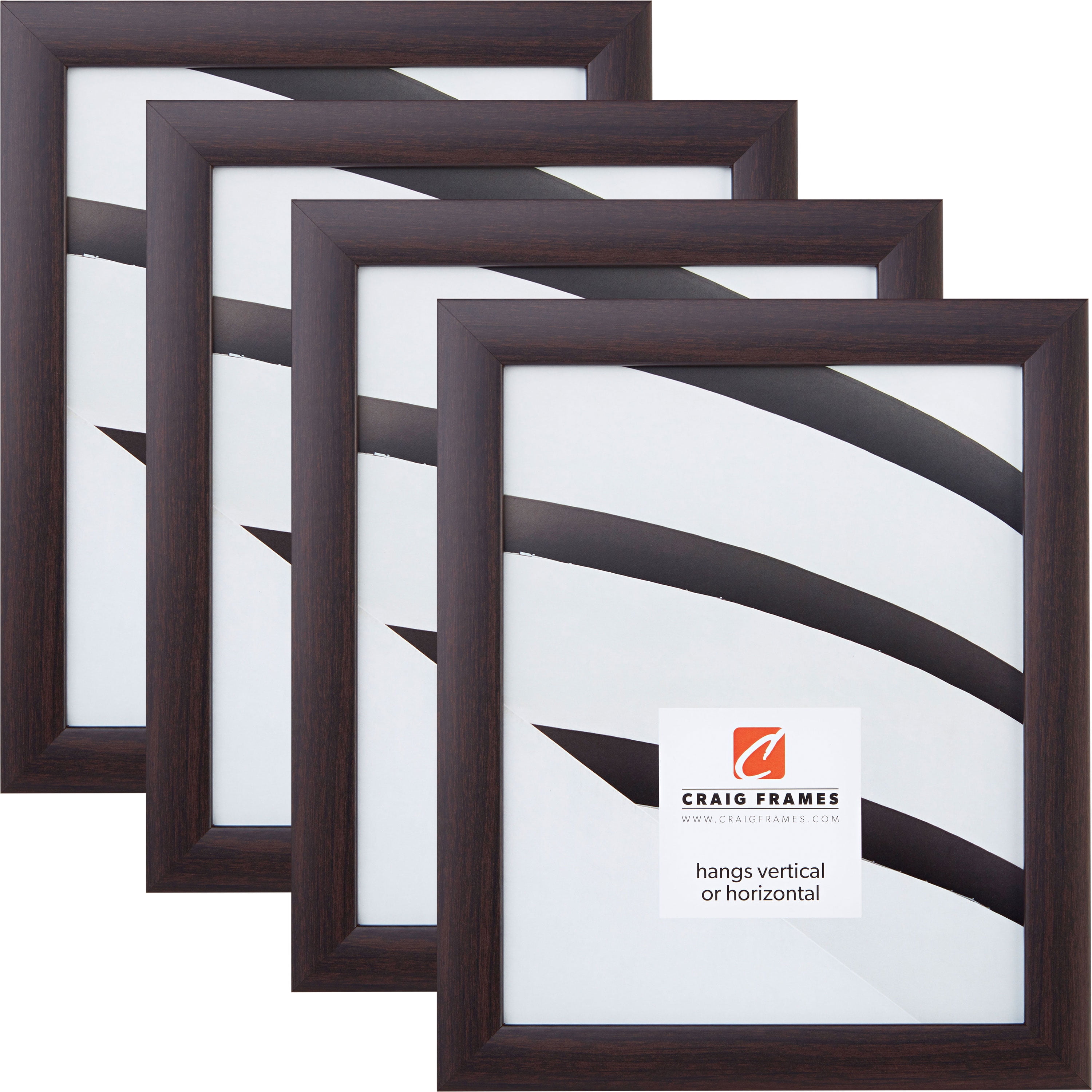 23247018 12x36 Brushed Silver Picture Frame Matted to Display 8x32 Photo 