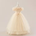 thumbnail image 5 of Vividxx Girls Casual Dress Elegant Girls Dresses For Casual Wedding And Party Wear With Off Shoulder Design And Tutu Skirt 120, 5 of 9