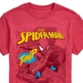 thumbnail image 3 of Marvel Spider-Man - Thwip Sound Effect - Men's Short Sleeve Graphic T-Shirt, 3 of 5