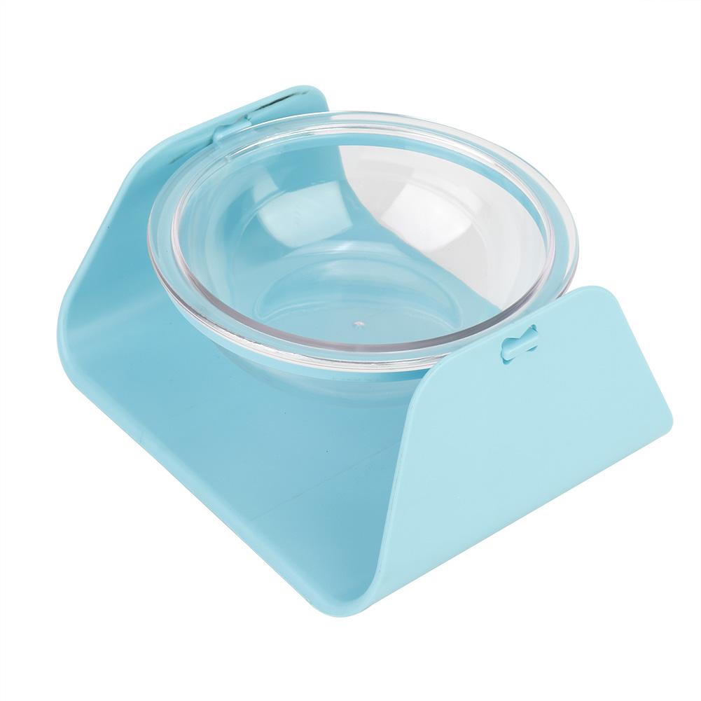 Mgaxyff Cat Tilted Bowl, Plastic Adjustable Transparent Pet Tilted Bowl