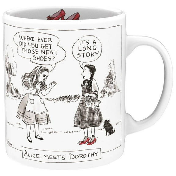 New York Puzzle Company Alice Meets Dorothy Mug 15oz Mug