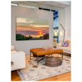 thumbnail image 3 of "Barn on the Ridge at Sunset" Painting Print on Wrapped Canvas, 3 of 7