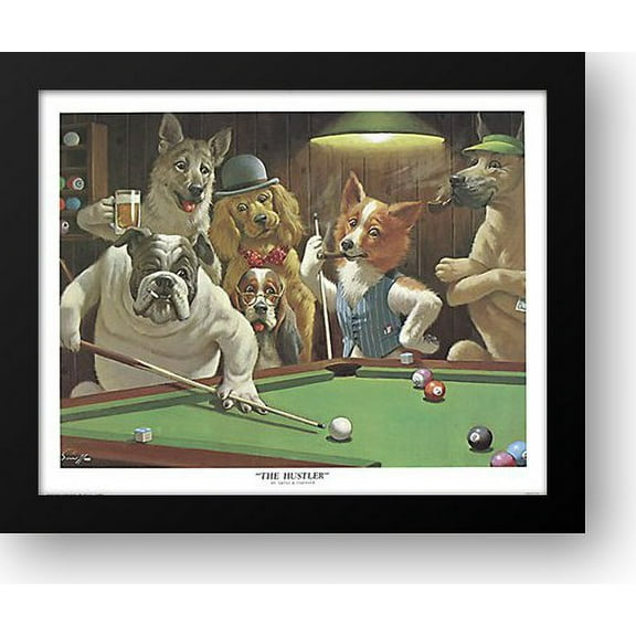 The Hustler 24x20 Framed Art Print by Sarnoff, Arthur