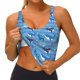 thumbnail image 3 of Balery Blue Fish Sujetadores deportivos con espalda cruzada para mujer, acolchados, sin costuras, de alto impacto, ideales para yoga, gimnasio, entrenamiento y fitness.-XX-Large, 3 of 8