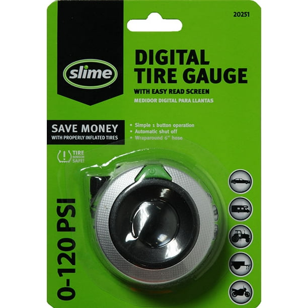 Slime Digital Tire Pressure Gauge with Hose 20251