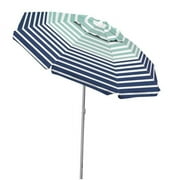 Caribbean Joe 6.5' Tilting Double Canopy Beach Umbrella with Case