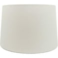 thumbnail image 3 of Mestar White Fabric Hardback Drum Lampshade (Spider) 12x14x10, 3 of 5
