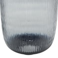 thumbnail image 5 of DecMode 13", 11"H Textured Ombre Black Glass Vase, Set of 2, 5 of 11