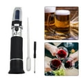 thumbnail image 5 of AOQIANLAN 1 Pack Beer Fruit Juice Wine Sugar Testing 0~32% Brix Wort Refractometer Saccharimeter Meter Tool Test Handheld, 5 of 9