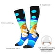 thumbnail image 5 of Saiise Bluey Funny Socks Men Women Boys Kids Adults Novelty Graphic Crew Tube Socks Crazy Design Casual Dress Socks for Sports,Running,Travel, 5 of 7