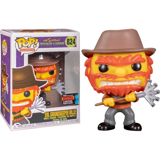 Funko Pop! Animation: Simpsons - Evil Groundskeeper Willie, Fall Convention Exclusive Funko -