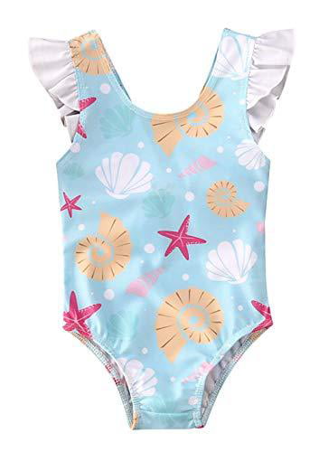 Baby Girls' Sea Animals Print One Piece Swimsuit Just One You® made 
