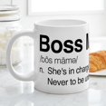 thumbnail image 4 of CafePress - Boss Mama - 20 Oz White Ceramic Mega Mug, 4 of 5